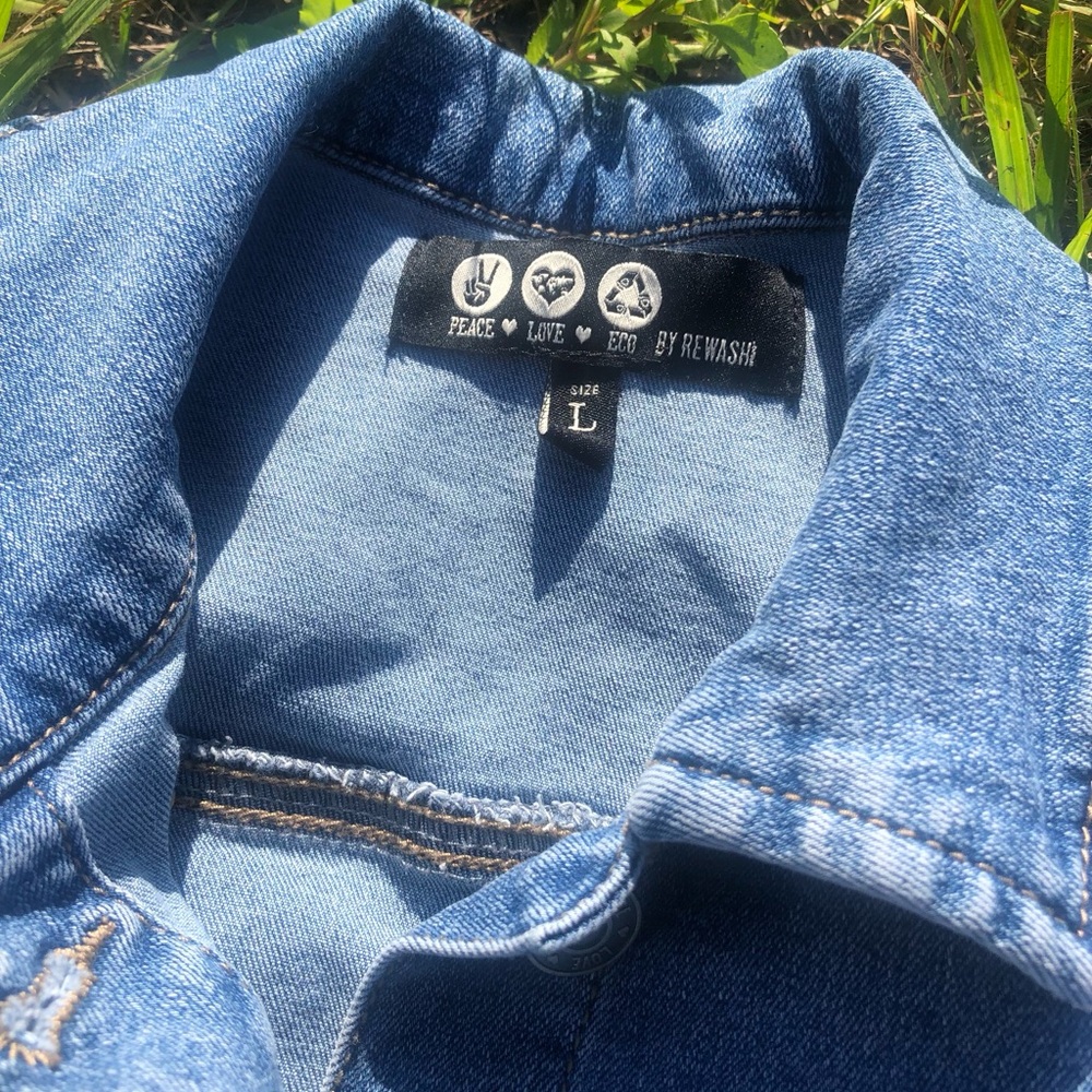 Rewash Blue Denim Shirt